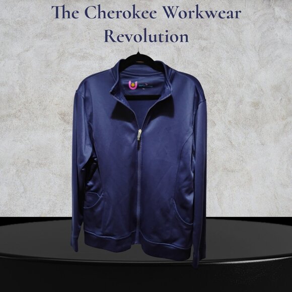 A Cherokee Workwear Revolution Men's Zip Front Jacket - Picture 1 of 3